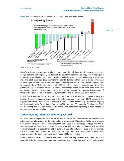 Facing China's Coal Future - IEA