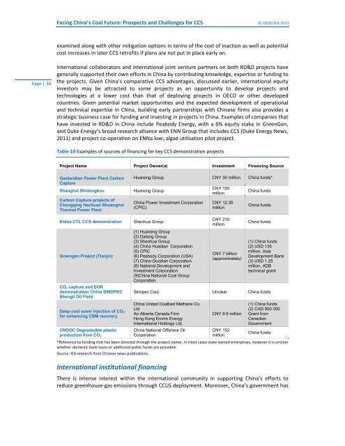 Facing China's Coal Future - IEA