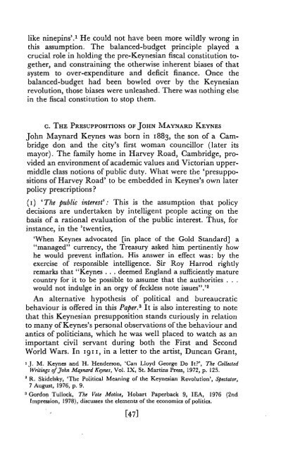 THE CONSEQUENCES OF MR KEYNES.pdf - Institute of Economic ...