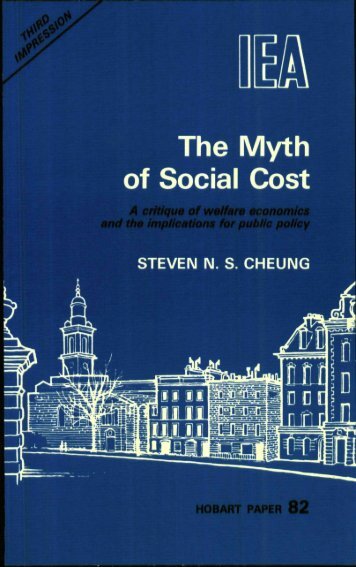 THE MYTH OF SOCIAL COST.pdf - Institute of Economic Affairs