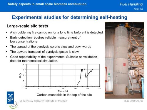 Safety aspects in small scale biomass combustion Jaap Koppejan ...