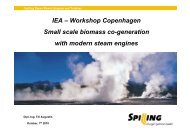 Spilling Steam Engines