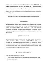 Beitrags- und Gebührensatzung  zur ... - Bodenmais