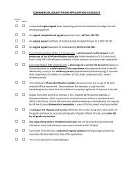 commercial solicitation application checklist - Grafenwoehr - U.S. Army