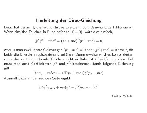 Das Elektron, die Dirac-Gleichung und die QED