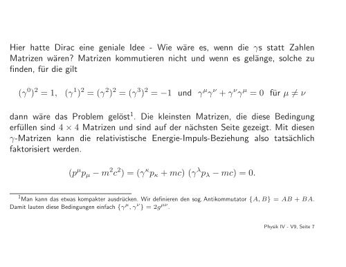 Das Elektron, die Dirac-Gleichung und die QED