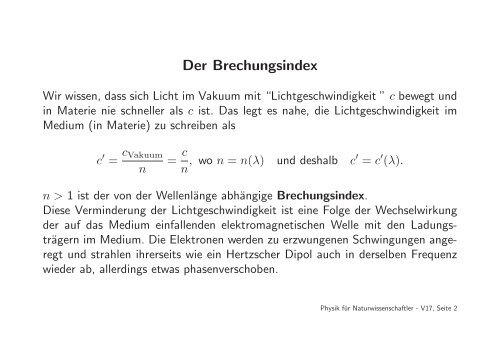 Elektromagnetische Wellen