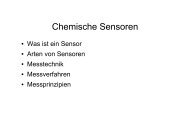 Chemische Sensoren