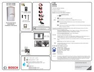 1 ISC-PDL1-W18G ISC-PDL1-W18H - Bosch Security Systems