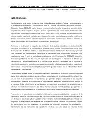 informe anual de actividades correspondiente al aÃ±o 2004, que ...