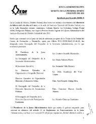 Formato de acta circunstanciada de la sesion Formato de acta circunstanciada de la sesion