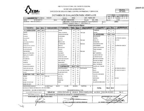 ACUERDO JA049-13 - Instituto Electoral del Distrito Federal