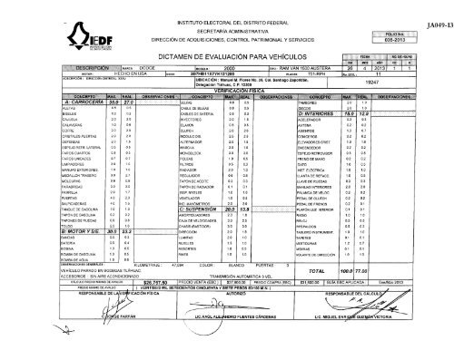 ACUERDO JA049-13 - Instituto Electoral del Distrito Federal