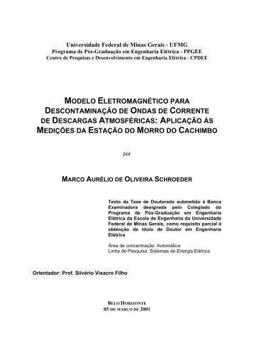 modelo eletromagnético para descontaminação de ondas ... - IEE/USP