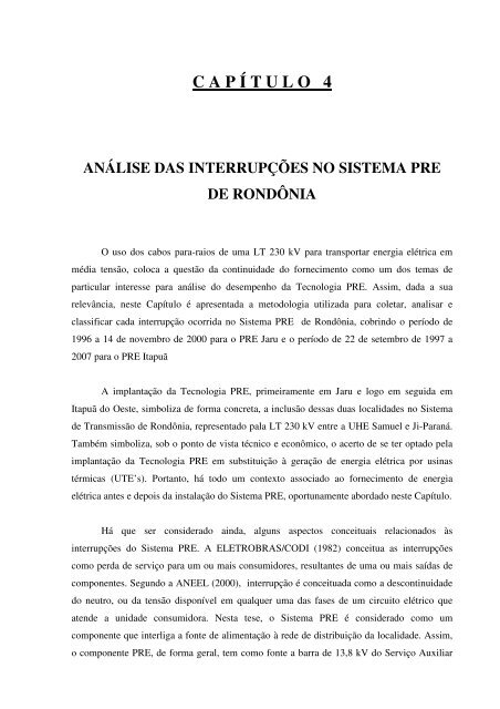 Universalização da energia elétrica através da tecnologia ... - IEE/USP