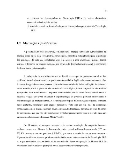 Universalização da energia elétrica através da tecnologia ... - IEE/USP