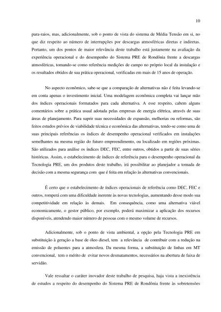 Universalização da energia elétrica através da tecnologia ... - IEE/USP