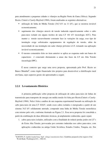 Universalização da energia elétrica através da tecnologia ... - IEE/USP