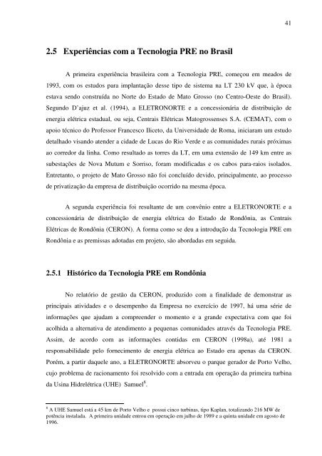 Universalização da energia elétrica através da tecnologia ... - IEE/USP