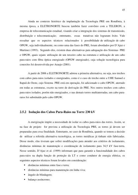 Universalização da energia elétrica através da tecnologia ... - IEE/USP