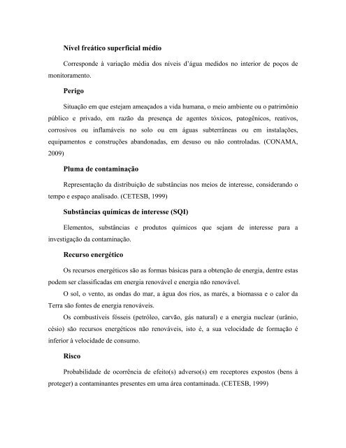 Caracterização e remediação de passivos ambientais em - IEE/USP