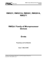 RM52x1 Family of Microprocessor Devices Errata
