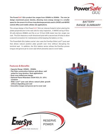 US-GUc-RS-001 - EnerSys