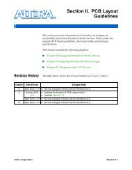 Stratix Device Handbook, Volume 3, Section II. PCB Layout Guidelines