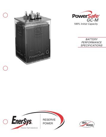 US-GCM-PS-002 - EnerSys