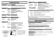 Gottesdienste - Kirchengemeinde St. Bonifatius Fulda-Horas