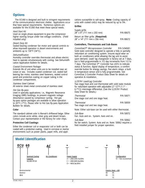 ECU60 5 Ton Environmental Control Unit - Ieeco.net