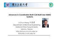 Advances in Coordinated Multi-Cell Multi-User MIMO Systems