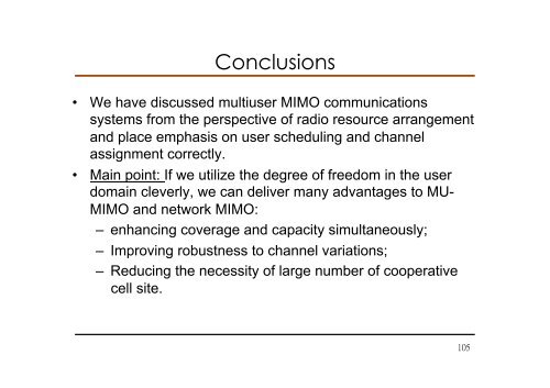 Advances in Coordinated Multi-Cell Multi-User MIMO Systems