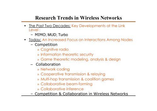 Advances in Coordinated Multi-Cell Multi-User MIMO Systems