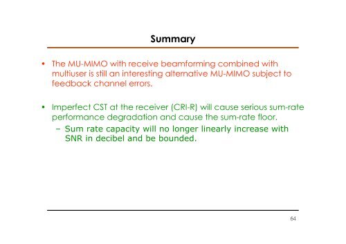 Advances in Coordinated Multi-Cell Multi-User MIMO Systems