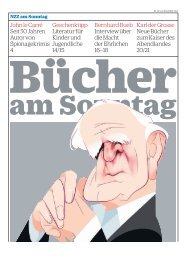 BÃ¼cher am Sonntag - Neue ZÃ¼rcher Zeitung
