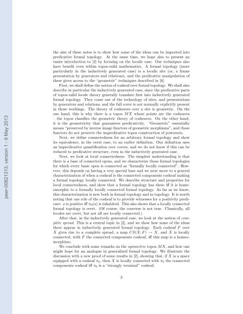 Cosheaves and connectedness in formal topology