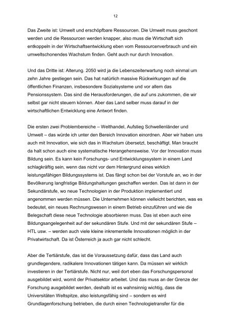 Presse. Alpbacher TechnologiegesprÃ¤che.22 ... - Hannes Androsch