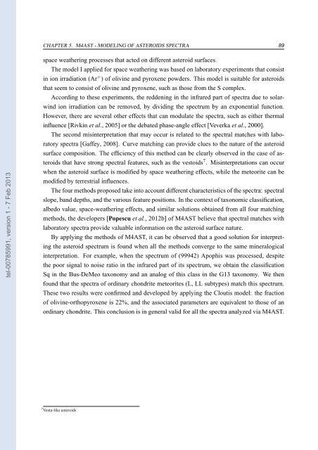 Techniques d'observation spectroscopique d'astÃ©roÃ¯des