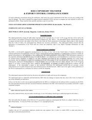 IEEE Copyright Form