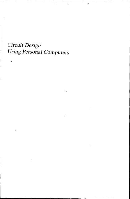 download searchable PDF of Circuit Design book - IEEE Global ...