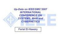 SMC Proposal - IEEE Systems, Man, and Cybernetics Society