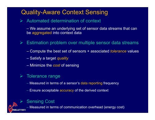 Multimedia Wireless Sensor Networks - LCN