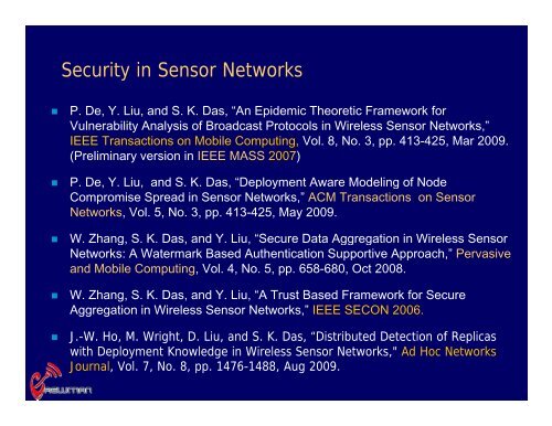 Multimedia Wireless Sensor Networks - LCN