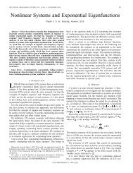 Nonlinear systems and exponential Eigenfunctions ... - IEEE Xplore