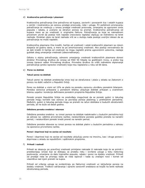 Izvestaj revizora 2008_JKP Vodovod, Kraljevo.pdf - IEF