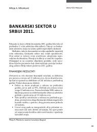 BANKARSKI SEKTOR U SRBIJI 2011.