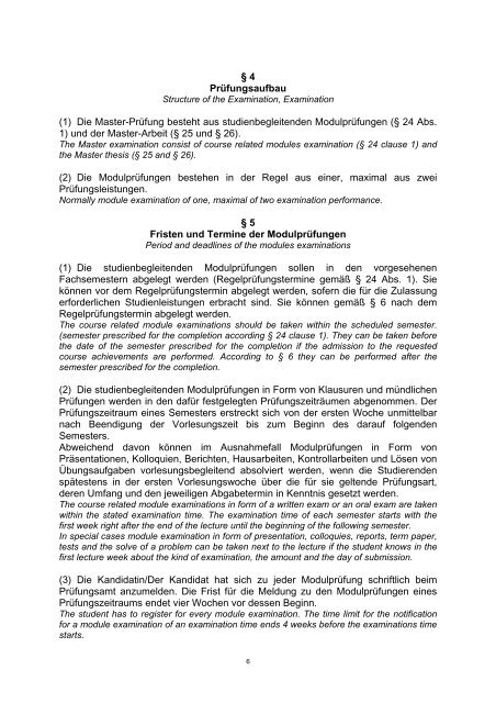 Examination Regulation - English - FakultÃ¤t fÃ¼r Informatik und ...