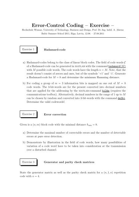 Error control coding lin shu