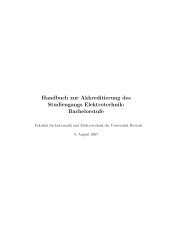 Handbuch zur Akkreditierung des Studiengangs Elektrotechnik ...